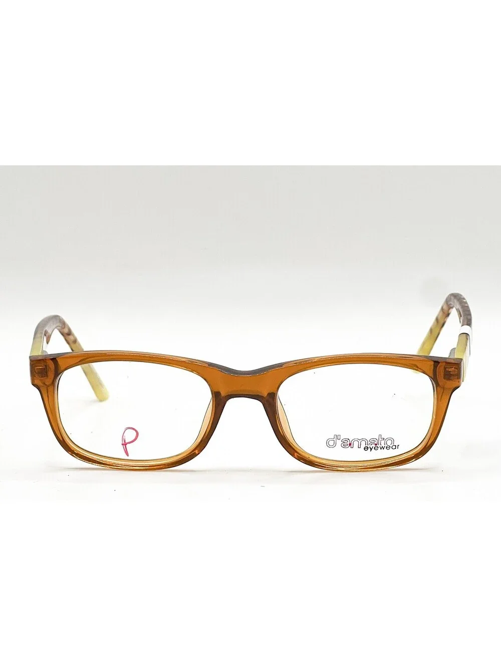 D'Amato Eyewear Dt003 Brown Authentic Eyeglasses 47-18-140